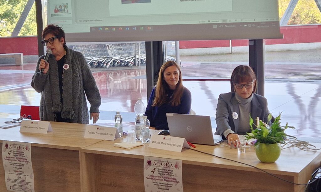 Incontro di informazione sulla Fibromialgia sull'argomento "Come gestire la Fibromialgia, Pazienti, Familiari, Rapporti Sociali"